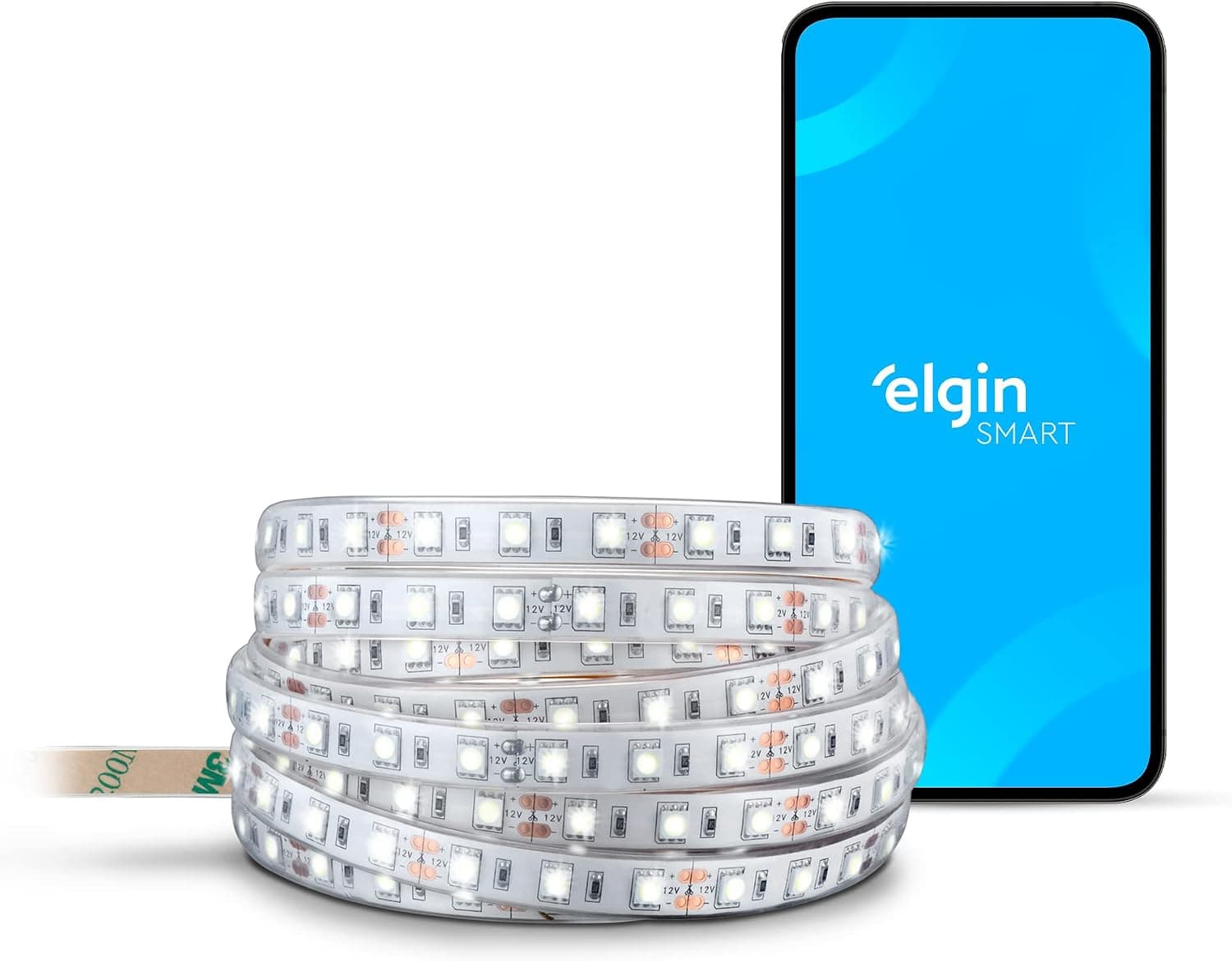 Fita LED Inteligente Elgin 20W RGB Wi-Fi 5 m IP44
