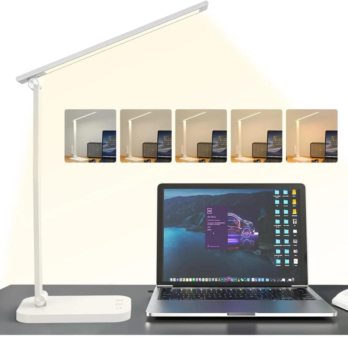 Luminária de Mesa LED Airwit com Dupla Alimentação 320 lm