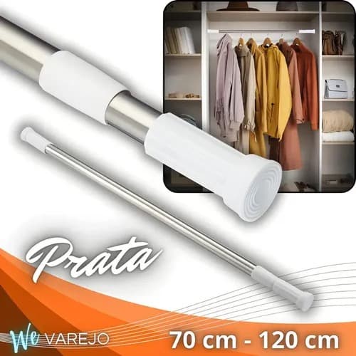 Varão Extensível de Pressão We Varejo 70-120 cm